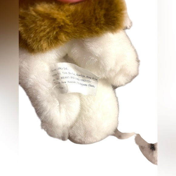 Vintage Large St Bernard dog Mom Dog and Puppy Stuffed Animal Toy Rare - Picture 5 of 7